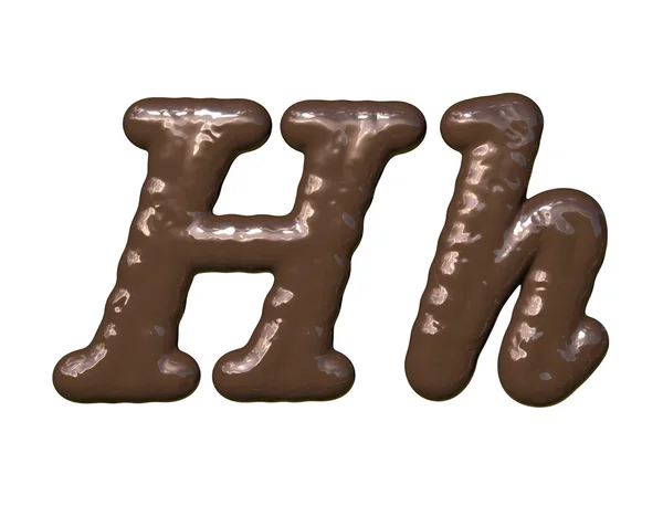 Chocolate Font — Fotografie, imagine de stoc
