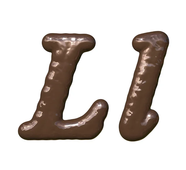 Chocolate Font — Stock Photo, Image