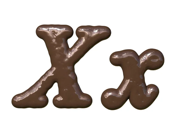 Choklad teckensnitt巧克力字体 — 图库照片