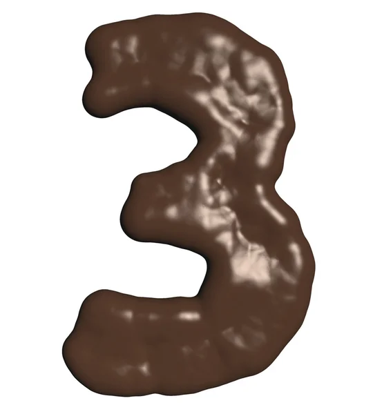 Numéro de chocolat — Photo
