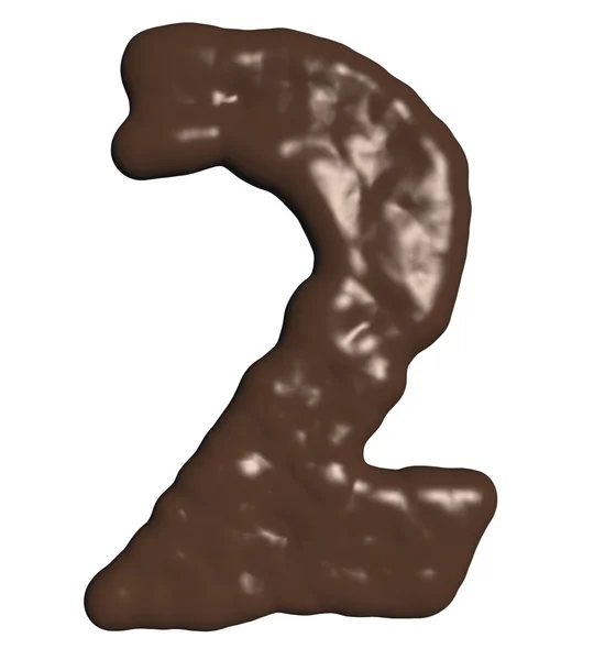 Αριθμός σοκολάτας — Φωτογραφία Αρχείου