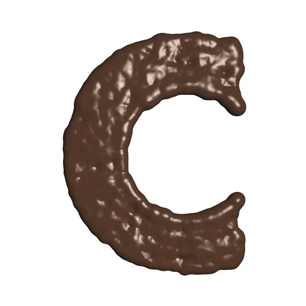 Čokoládové písmo — Stock fotografie