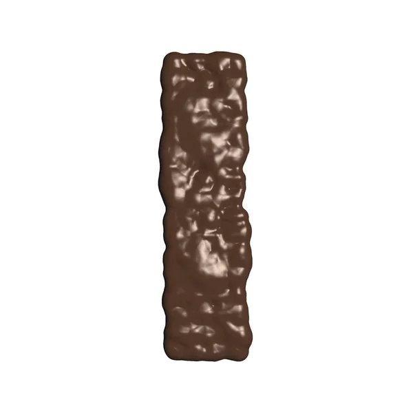 Σοκολάτα γραμματοσειρά — Φωτογραφία Αρχείου