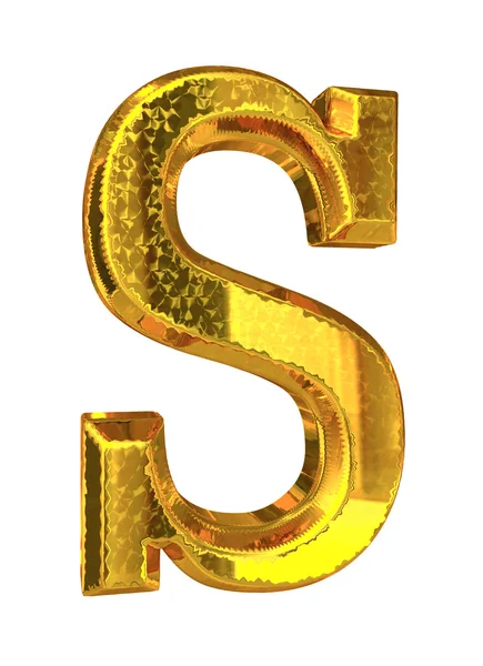 Arany fém levél — Stock Fotó