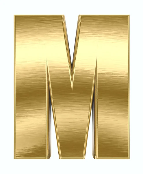 ตัวอักษรโลหะทอง — ภาพถ่ายสต็อก