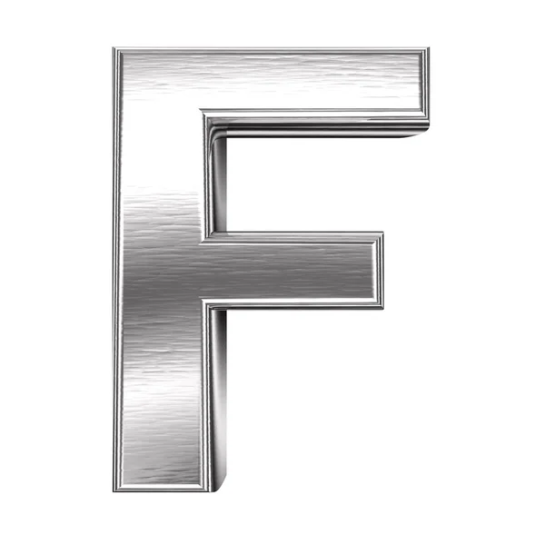 Metalen lettertype — Stockfoto