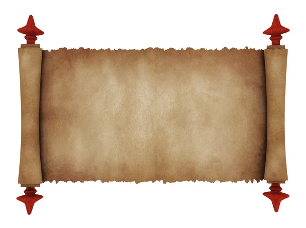 Antieke papier scroll — Stockfoto