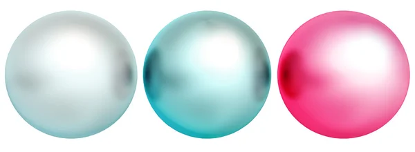 Sada barevné perly — Stock fotografie