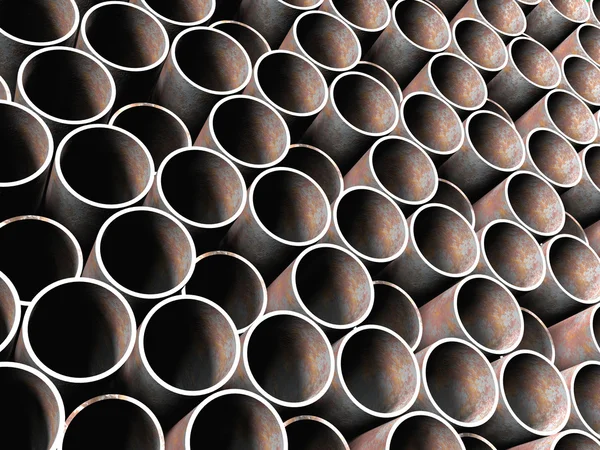 Tubos de metal — Fotografia de Stock