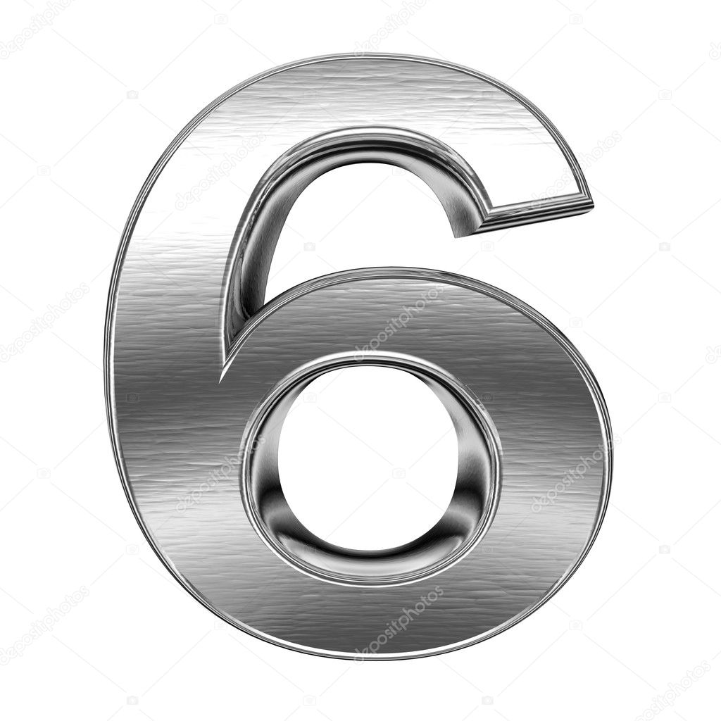 Metal number — Stock Photo © gl0ck #10791167