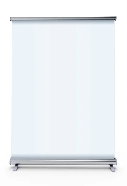 Blank roll-up banner — Stock Photo, Image