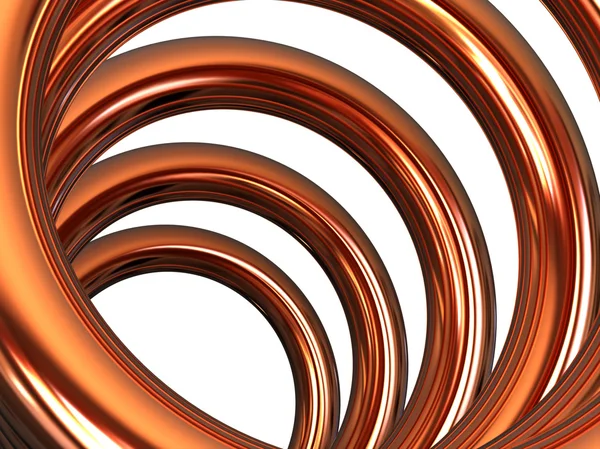 Copper helix — Stock Photo, Image