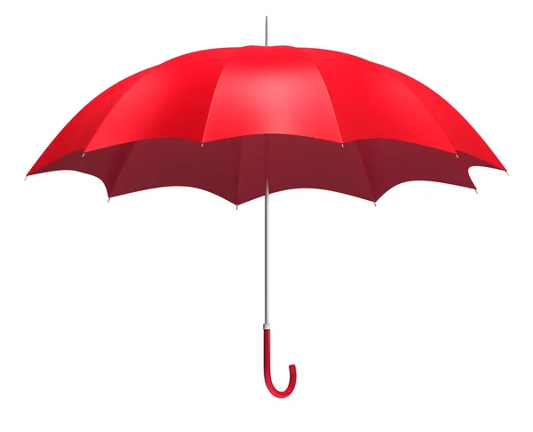 赤い傘を開いてください。 — ストック写真