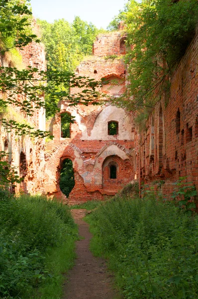 Balga - ruins of medieval castle of the Teutonic knights. Kalini — Stock Photo, Image