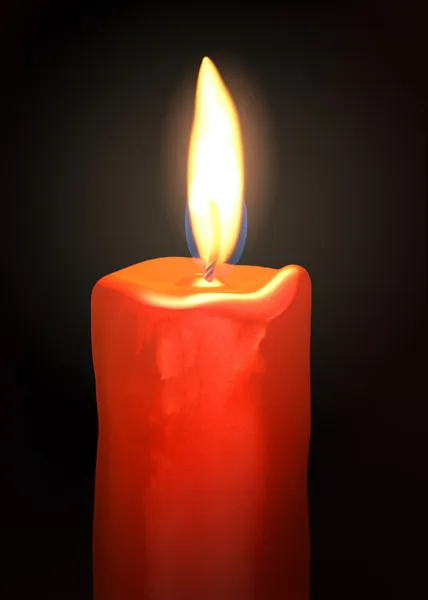 stock image Flame of burning candle