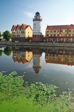 Fish Village. Kaliningrad. Russia clipart