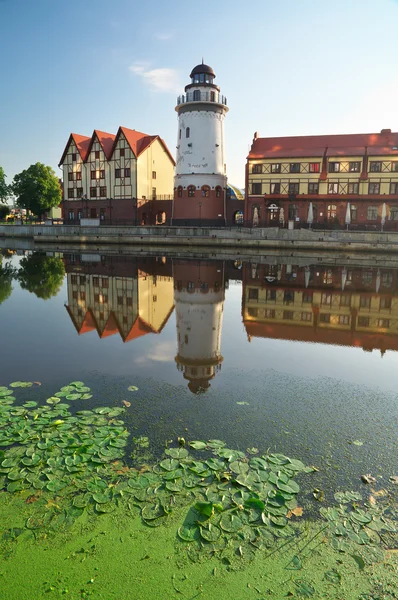 Vis dorp. Kaliningrad. Rusland — Stockfoto