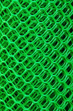 Texture of green plastic net clipart