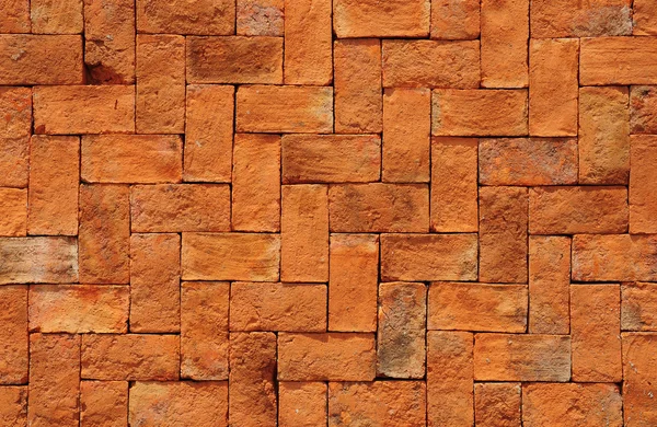 Textura de tijolo laranja — Fotografia de Stock