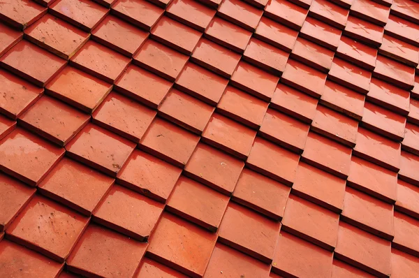 タイ様式の赤い屋根 — ストック写真