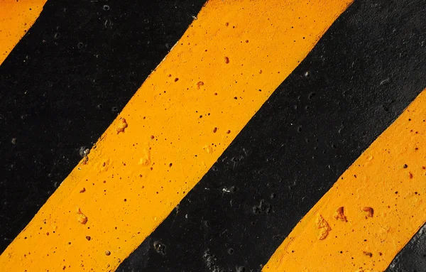 stock image Yellow and black diagonal hazard stripes