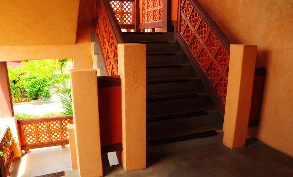 stock image Arabic orange stair style