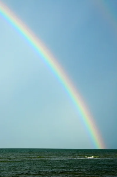 stock image Rainbow on the ocean