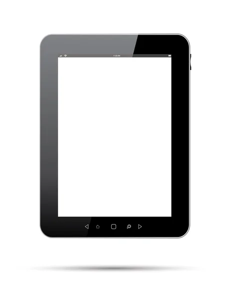 Černá počítače tablet pc — Stock fotografie