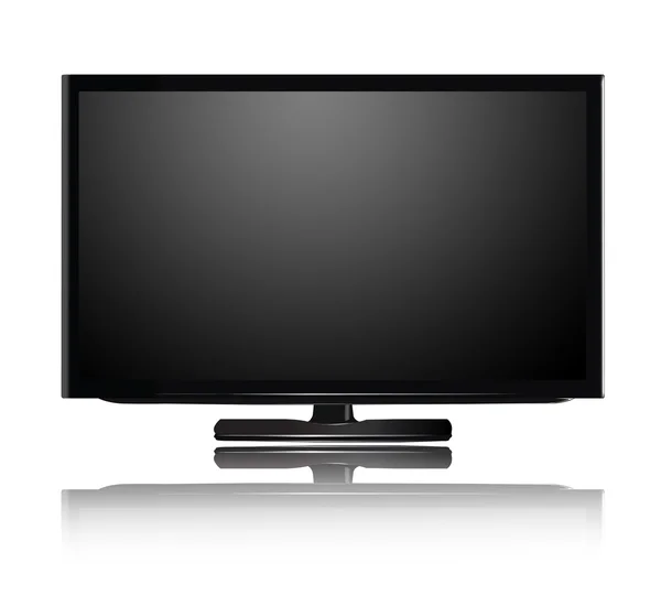 High-definition internet geleid of geleid tv geïsoleerd op wit — Stockfoto