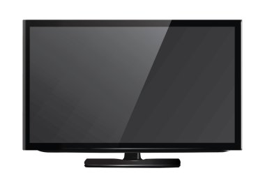 High Definition internet led or lcd tv clipart