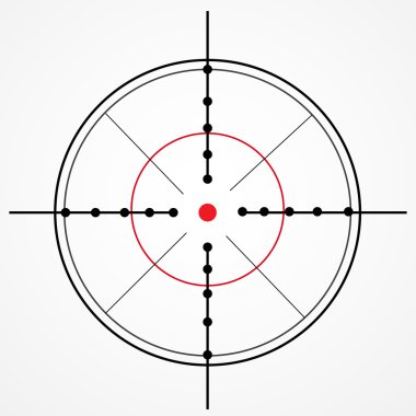 Crosshair with red dot
