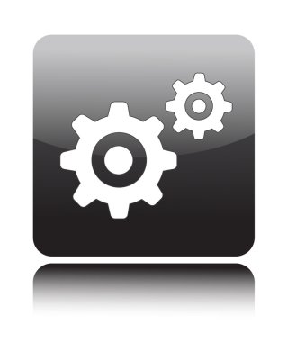 Gear icon clipart