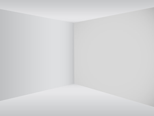 Empty corner in the room