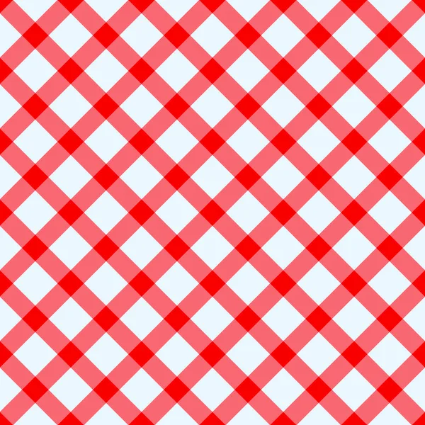 赤と白のテーブル クロス — ストックベクタ