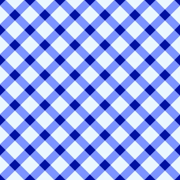青と白のテーブル クロス — ストックベクタ