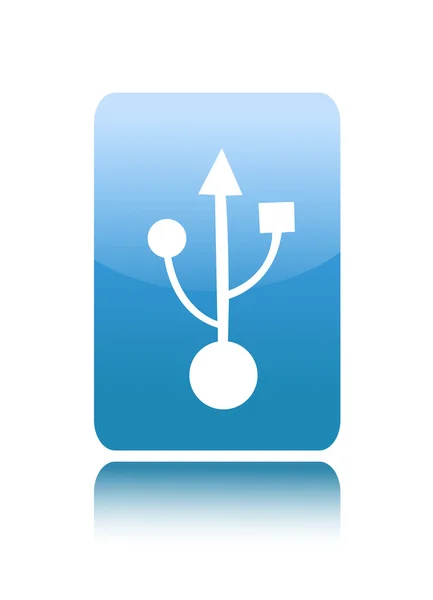 Icono de signo USB — Archivo Imágenes Vectoriales