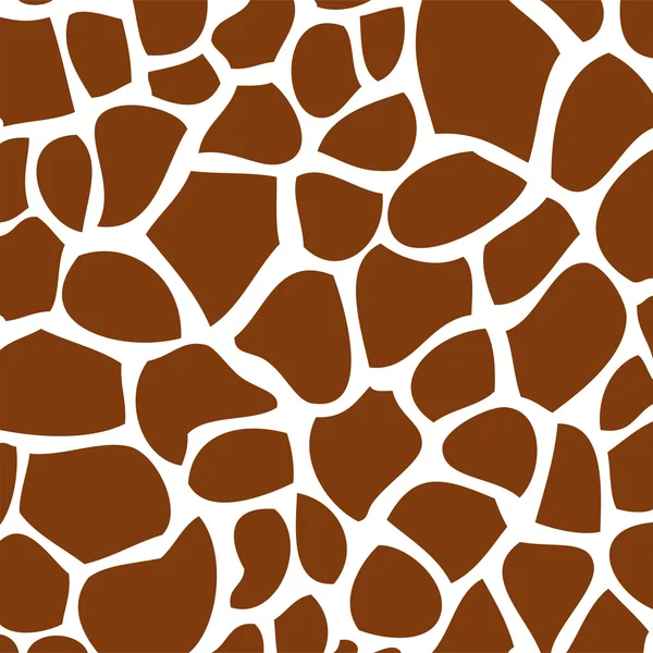 Textura da pele de Girafa — Vetor de Stock
