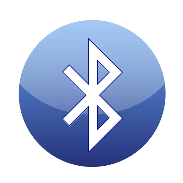 Ikona služby Bluetooth — Stockový vektor