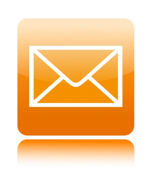 Botón de correo icono — Vector de stock