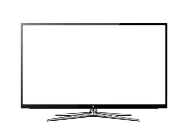 Breedbeeld LCD-scherm of LCD-monitor op geïsoleerde Wit — Stockvector