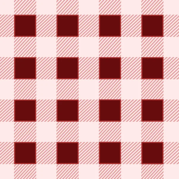 Rotes quadratisches nahtloses Vintage-Muster — Stockvektor