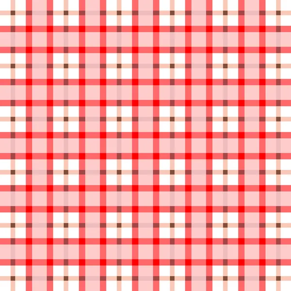 Bande rouge motif sans couture — Image vectorielle