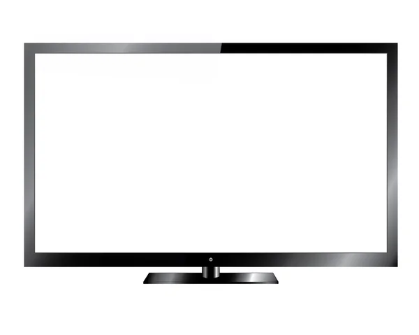 Zilver geleid of LCD-tv — Stockvector