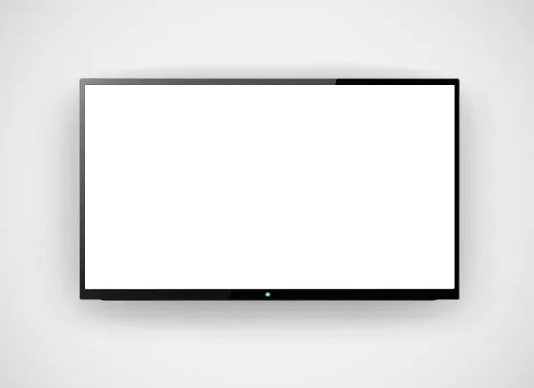 LED televize na stěně — Stockový vektor