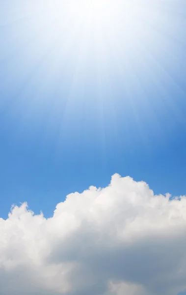 stock image White cloud and sunshine