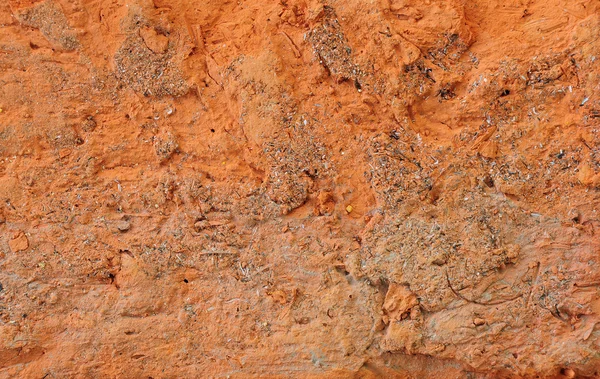 주황색 벽돌의 클로즈업 — 스톡 사진