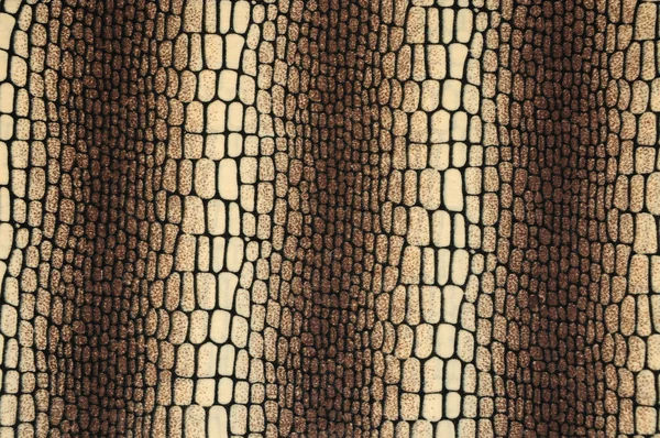 Texture du serpent sur tissu — Photo