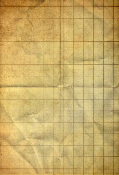 Graphikbogen auf altem faltbaren Grunge-Papier — Stockfoto