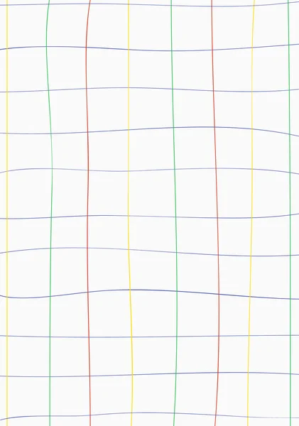 Vitt papper med färg diagramlinje — Stockfoto