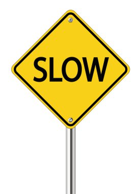 Slow sign clipart